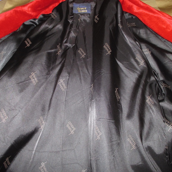 DENNIS BASSO RED FAUX FUR - Picture 4 of 6